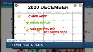 Here are the best dates for December shopping deals