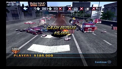 Burnout 3: Takedown Walkthrough! Crash Mode Part or Level 39! Freeway Thunder!