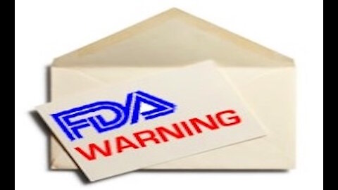 Another FDA warning letter and ban