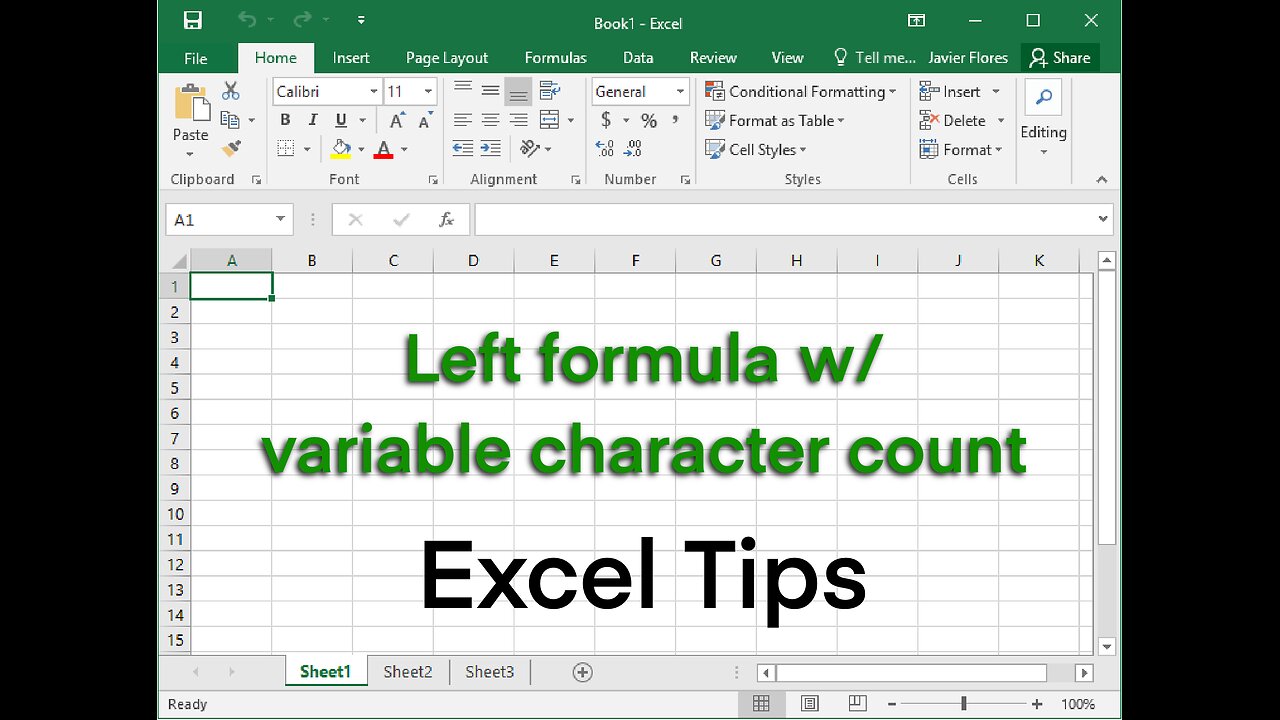 Left Function w/Variable Character Count