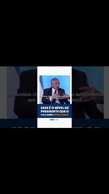 Segundo Fernández: a inflação está na sua cabeça! Esse é o país que o Brasil vai ter a moeda única