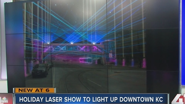 Holiday laser show to light up downtown KC