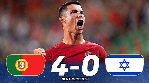 ISRAEL DID NOT STAND A CHANCE AGAINST CRISTIANO RONALDO IN THIS SPECTACULAR MATCH