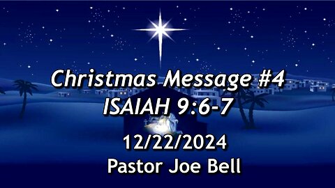 Christmas message #4