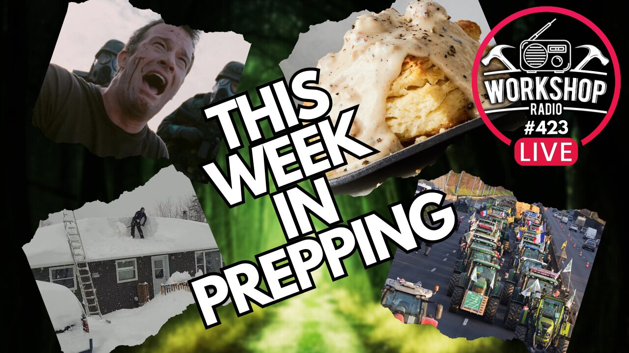 THIS WEEK IN PREPPING - Massive Snow Storm, GPS Jammer, Home Garden Carbon Footprint