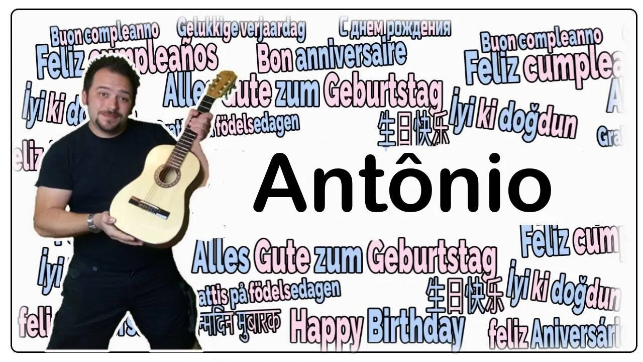 Happy Birthday Antônio - Happy Birthday to You Antônio #shorts
