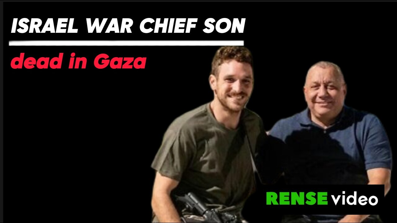 Israel war chief son dead