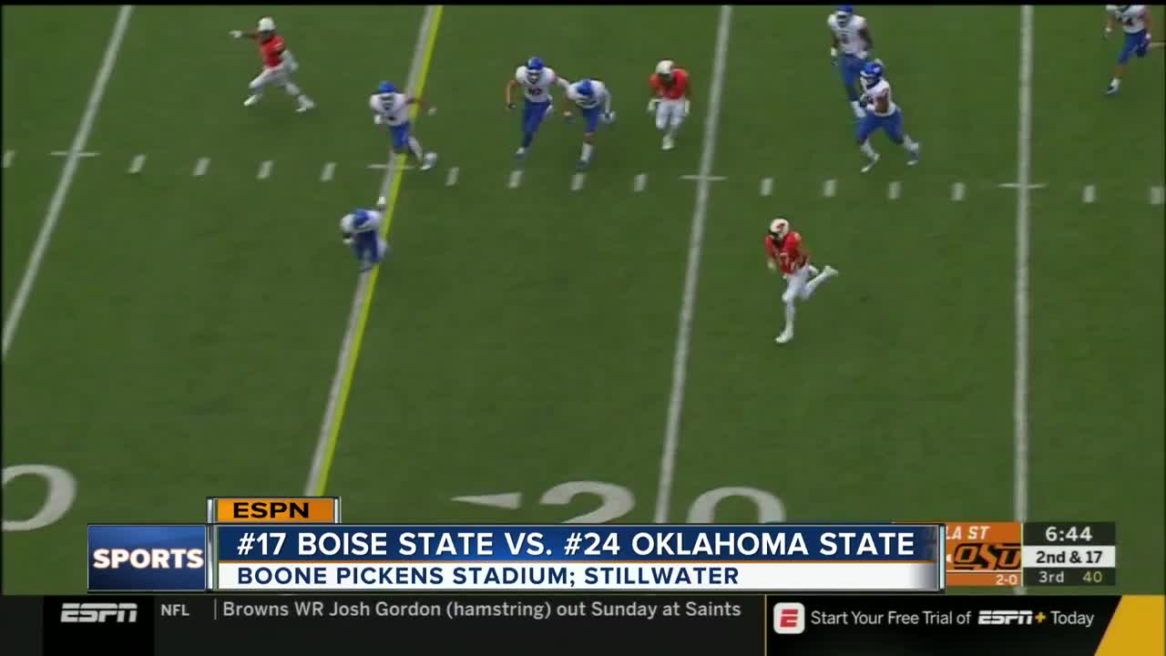 Oklahoma State defeats Boise State, 44-21