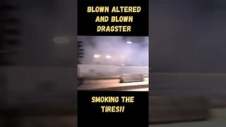 Blown Altered and Blown Dragster Drag Strip Epic Burnout Action! #shorts