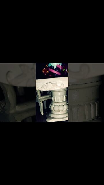 Singing whil cleaning under the table