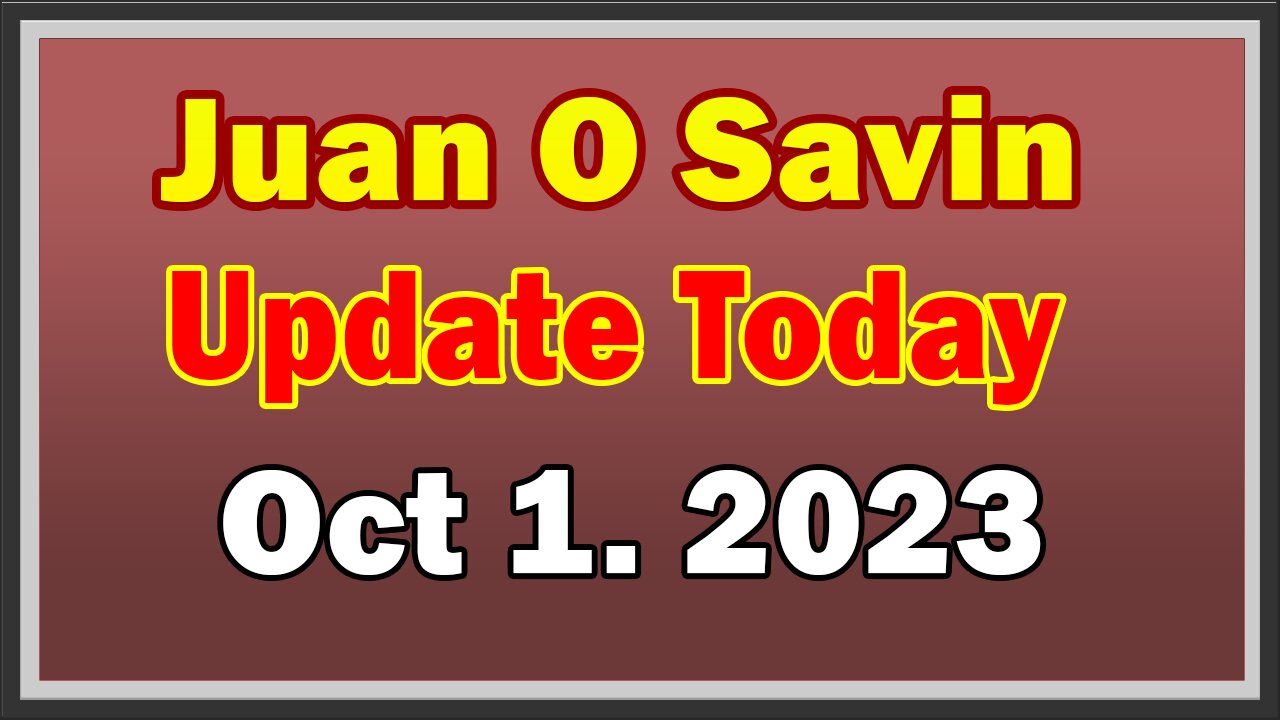 Juan O Savin Update Today 10/1/23: "A History Lesson"