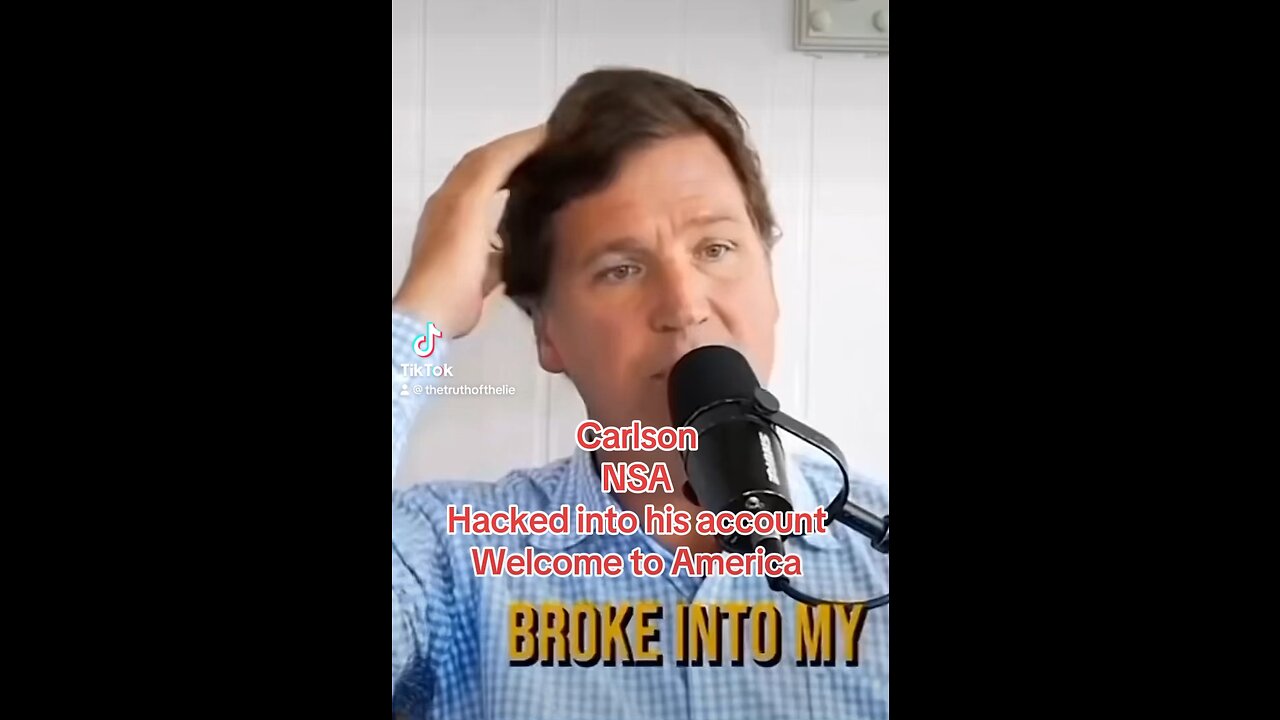 Tucker Carlson hacked