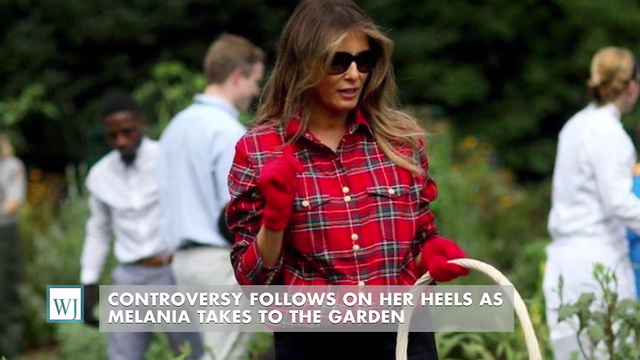 Controversy Follows On Her Heels As Melania Takes To The Garden