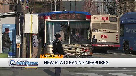 RTA cleaning buses at least every 24 hours after concerns of coronavirus