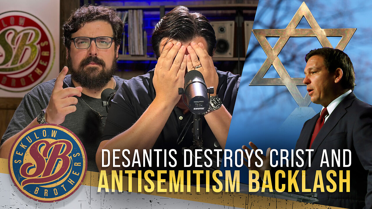 DeSantis Destroys Crist and Antisemitism Backlash