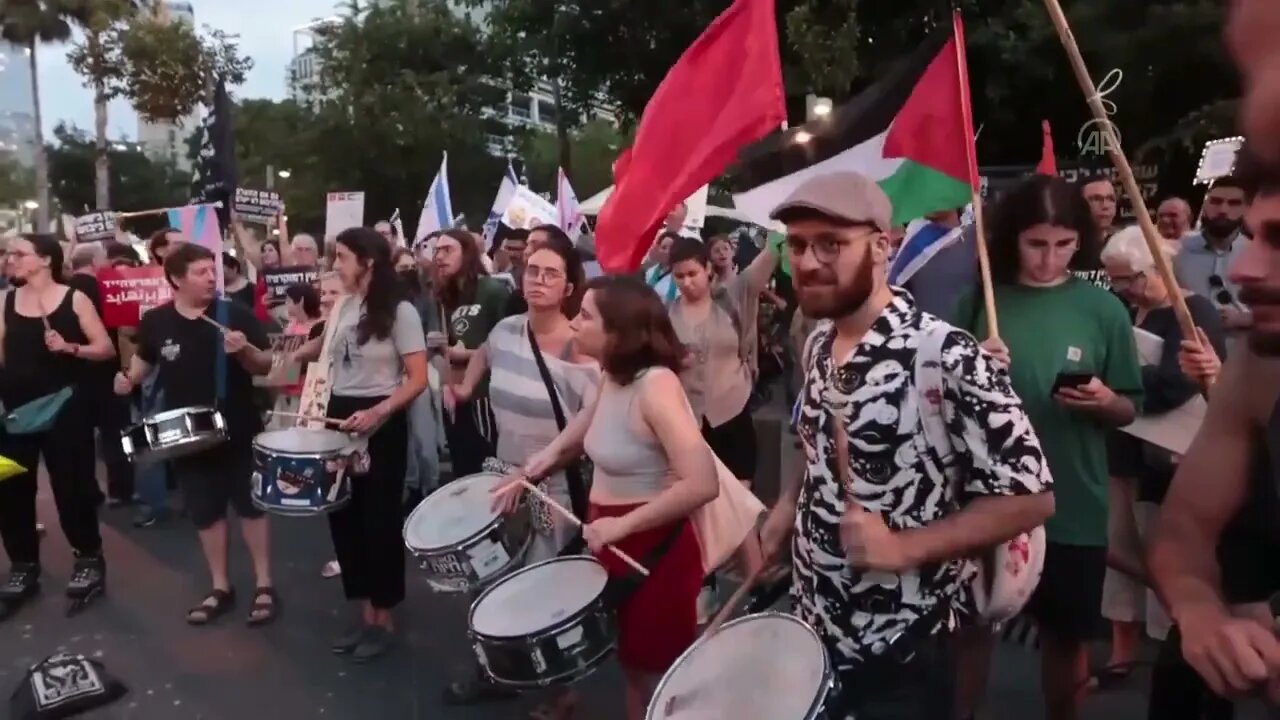 In Israel, anti government protests and acts of civil disobedience continue