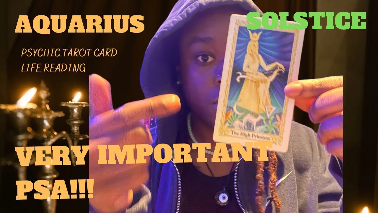 AQUARIUS - “THIS IS WILD!!!” SOLSTICE 📣♒️‼️ PSYCHIC READING 1222 PORTAL