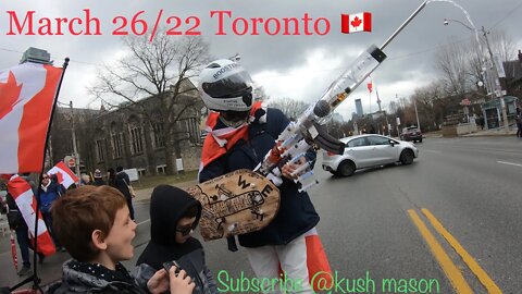 Freedom rally Toronto march 26/22 queens park #freedomconvoy2022