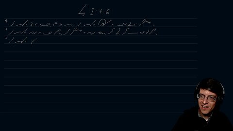 The Bible in Gregg Shorthand - Genesis 1:4-6 (KJV)