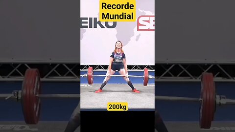 RECORDE MUNDIAL de 200kg no Deadlift de Heather Connor (47kg)