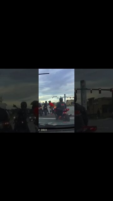 Which biker has the lowest insurance? 😂 | Idiots On Dash Cam, Bad Drivers, Bus | New 2022 #shorts