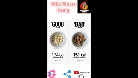 🔥Good snack v/s bad snack🔥#fitness🔥#wildfitnessgroup🔥#shorts🔥