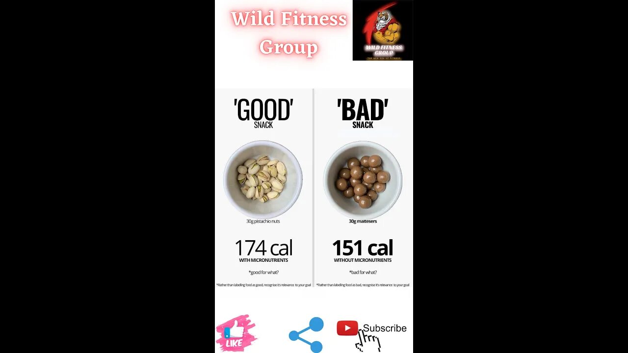 🔥Good snack v/s bad snack🔥#fitness🔥#wildfitnessgroup🔥#shorts🔥