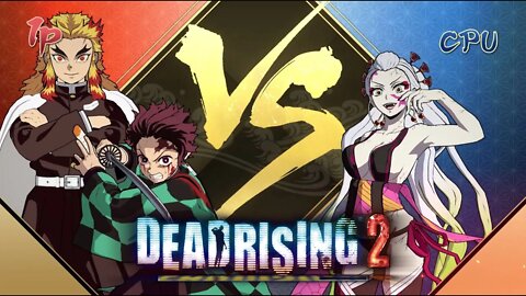 Tanjiro (Entertainment District) & Kyojuro Rengoku Vs Daki - Firewater Dead Rising 2 - VERY HARD CPU