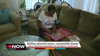 Local woman battling stage IV colorectal cancer gets national recognition for raising awareness