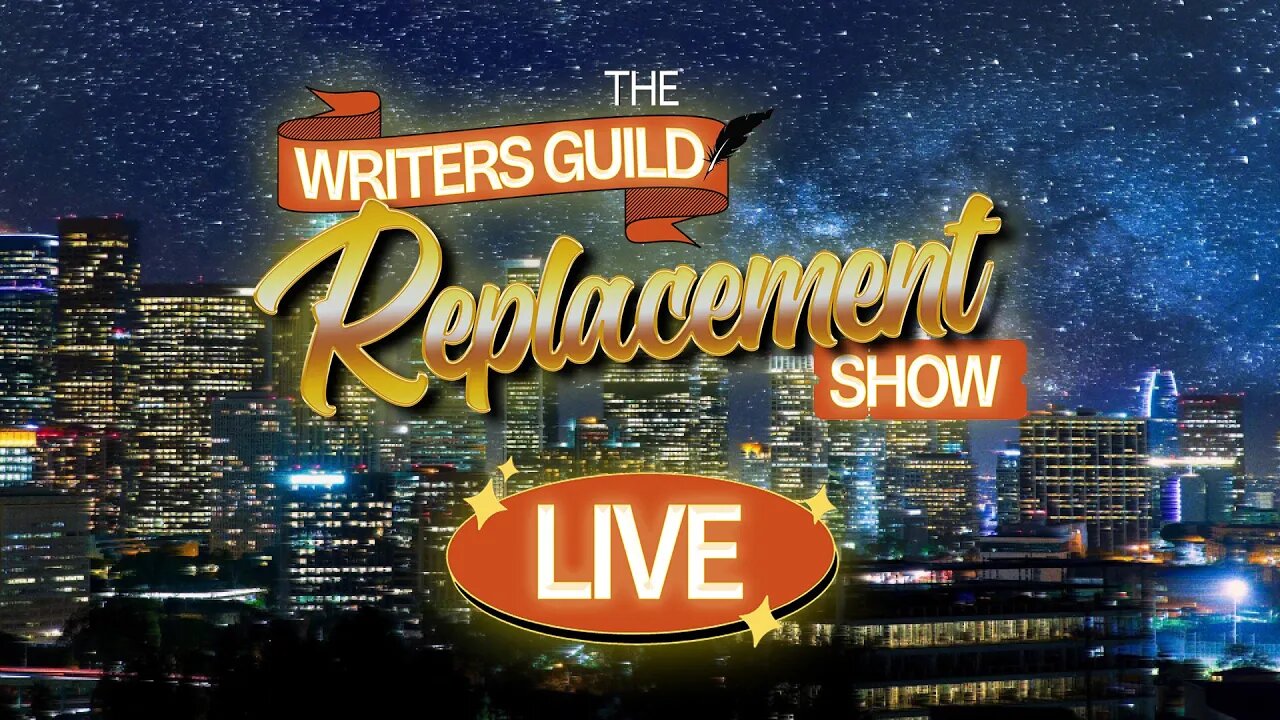 The Writers Guild Replacement Show LIVE! - The ALL NEW #ai generated talk show!