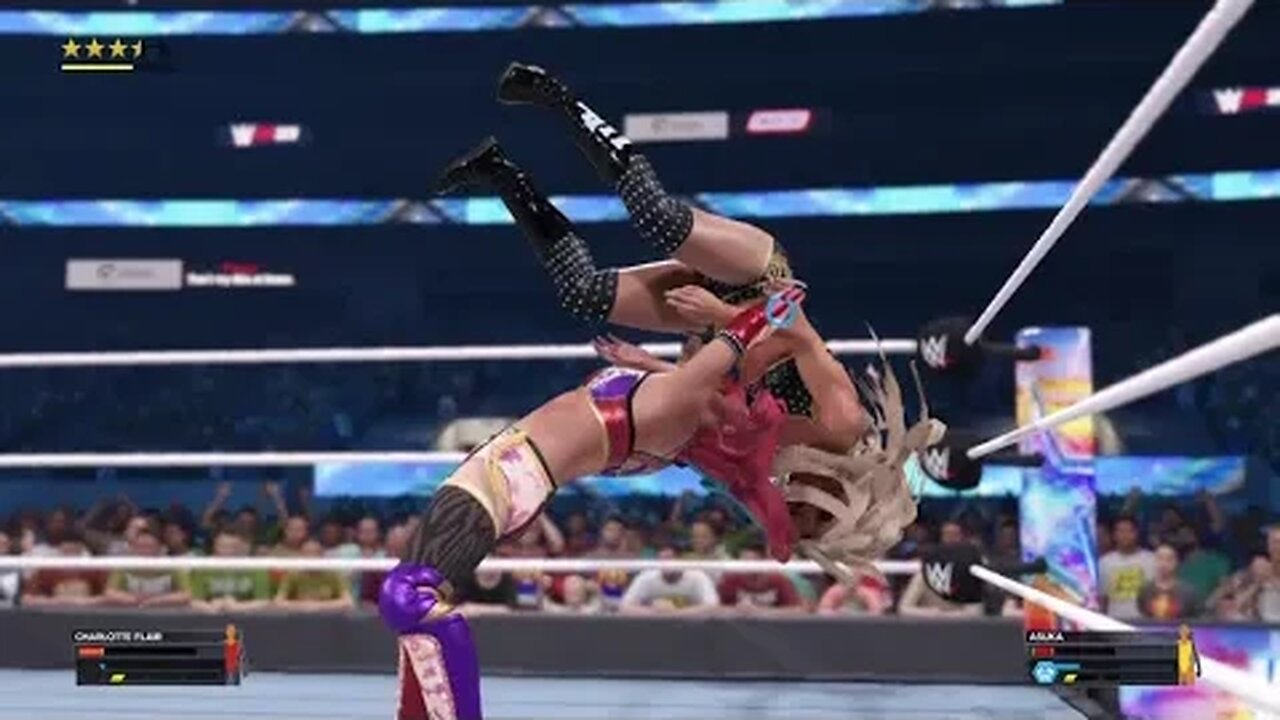 WWE 2K23: Asuka Vs. Charlotte Flair (Legend Difficulty)