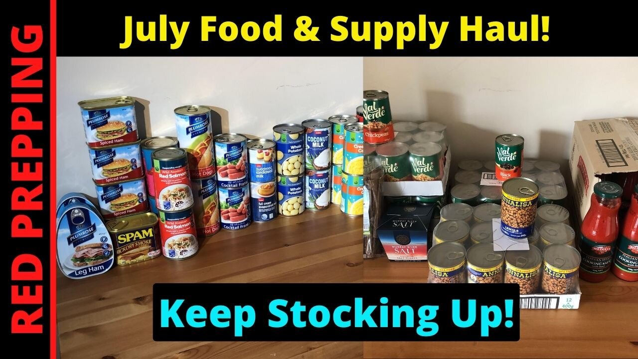 July Food & Supply Haul!