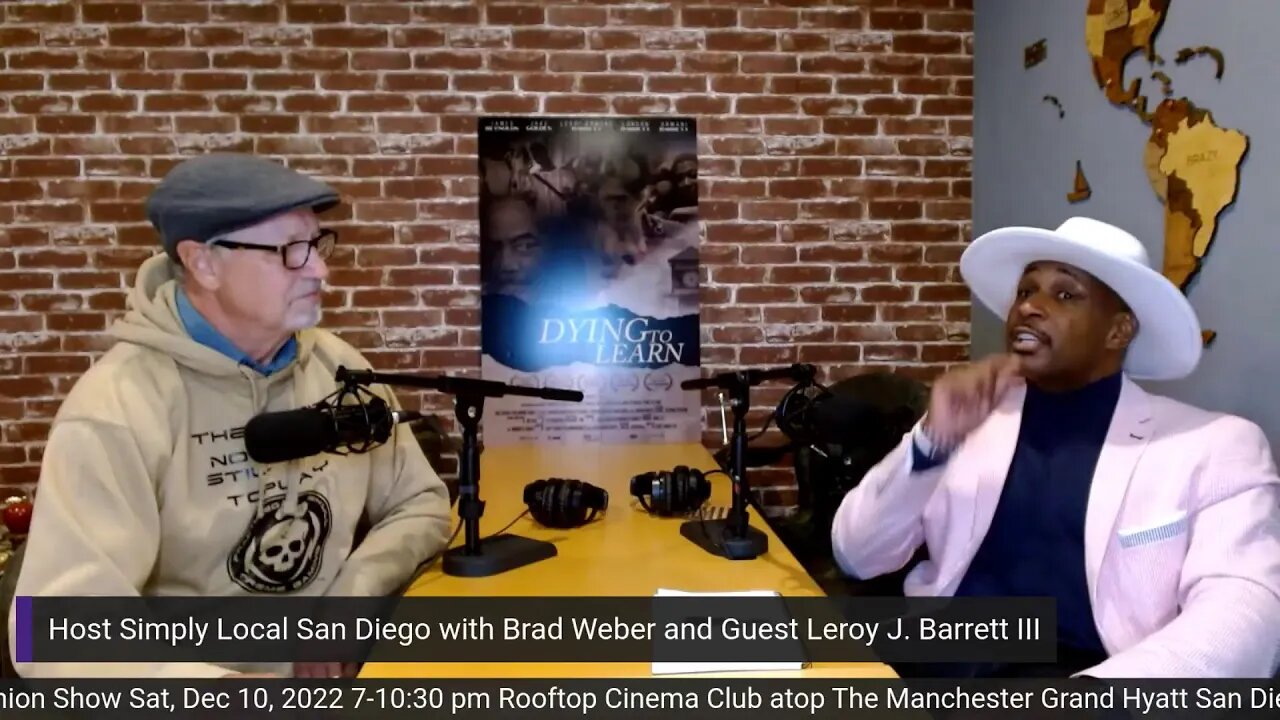 Leroy J. Barrett III on Simply Local San Diego with Brad Weber