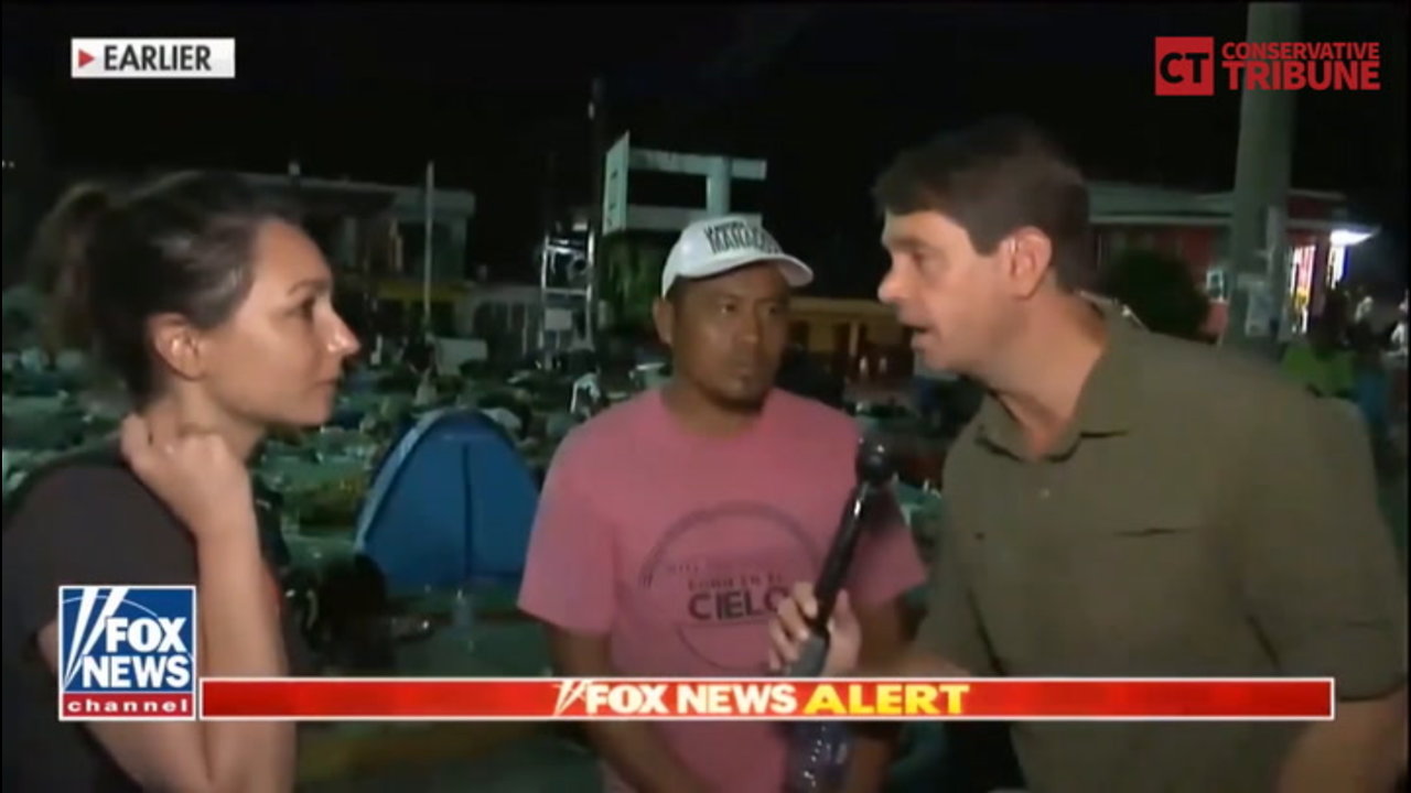 Watch As Fox Caravan Reporter Stumbles Onto Attempted Murderer On Camera