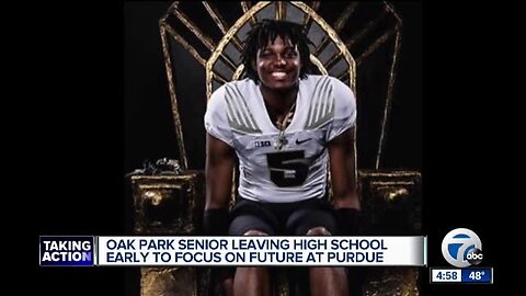 Oak Park senior leaving high school early to focus on future at Purdue
