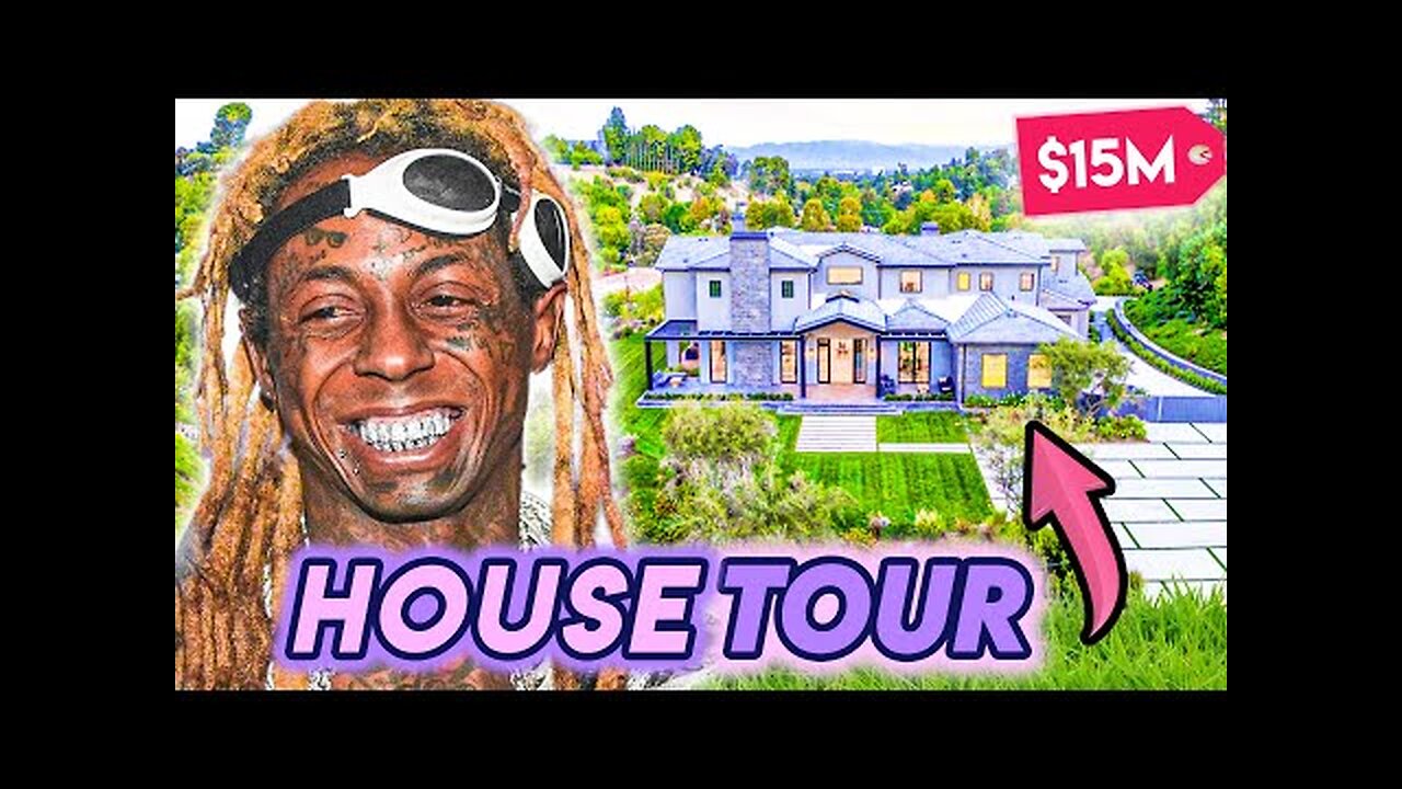 Lil Wayne - House Tour - UPDATED - His NEW $15.4 Million Hidden Hills Mansion