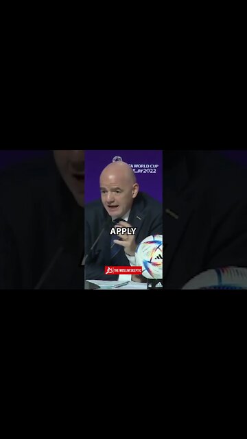 FIFA Pres Scolds European Beer Drinkers, Defends Qatar #worldcup #shorts