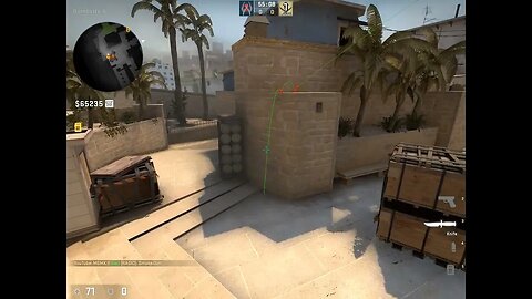 Top Mid Block A Side de_mirage smoke