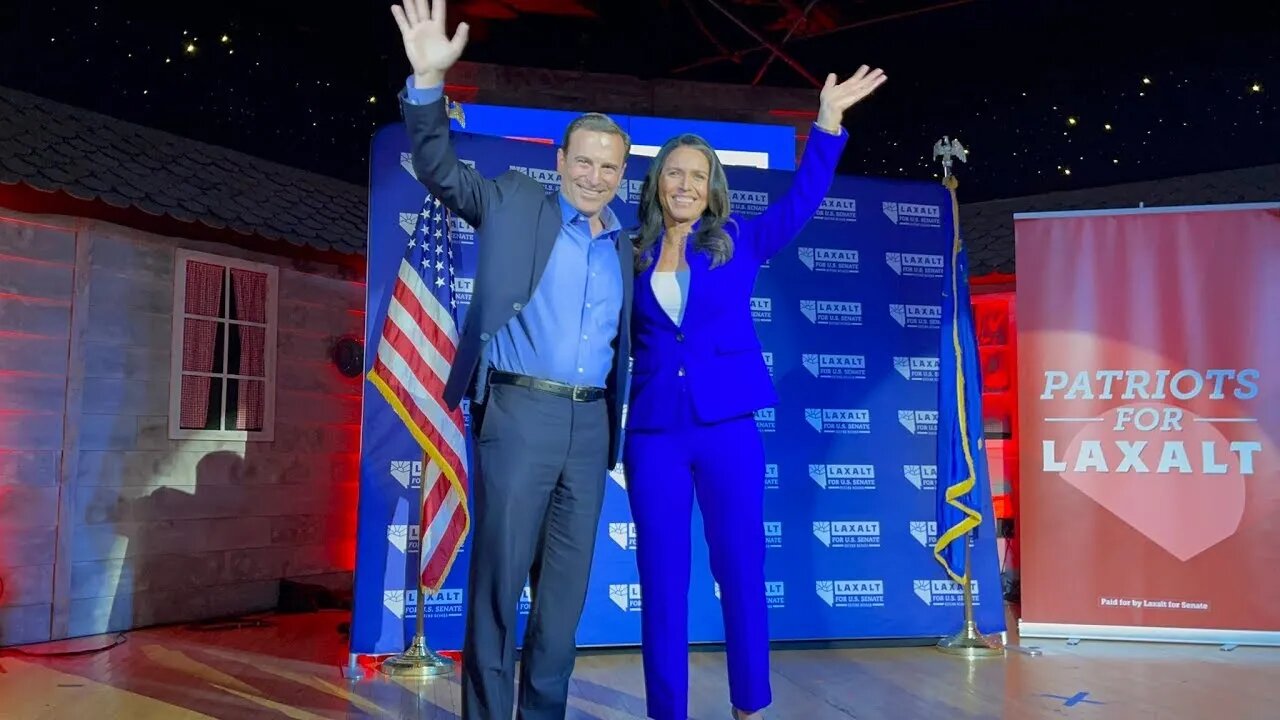 Tulsi Gabbard Rally with Trump endorsed NV Senate candidate Adam Laxalt in Las Vegas, Nevada