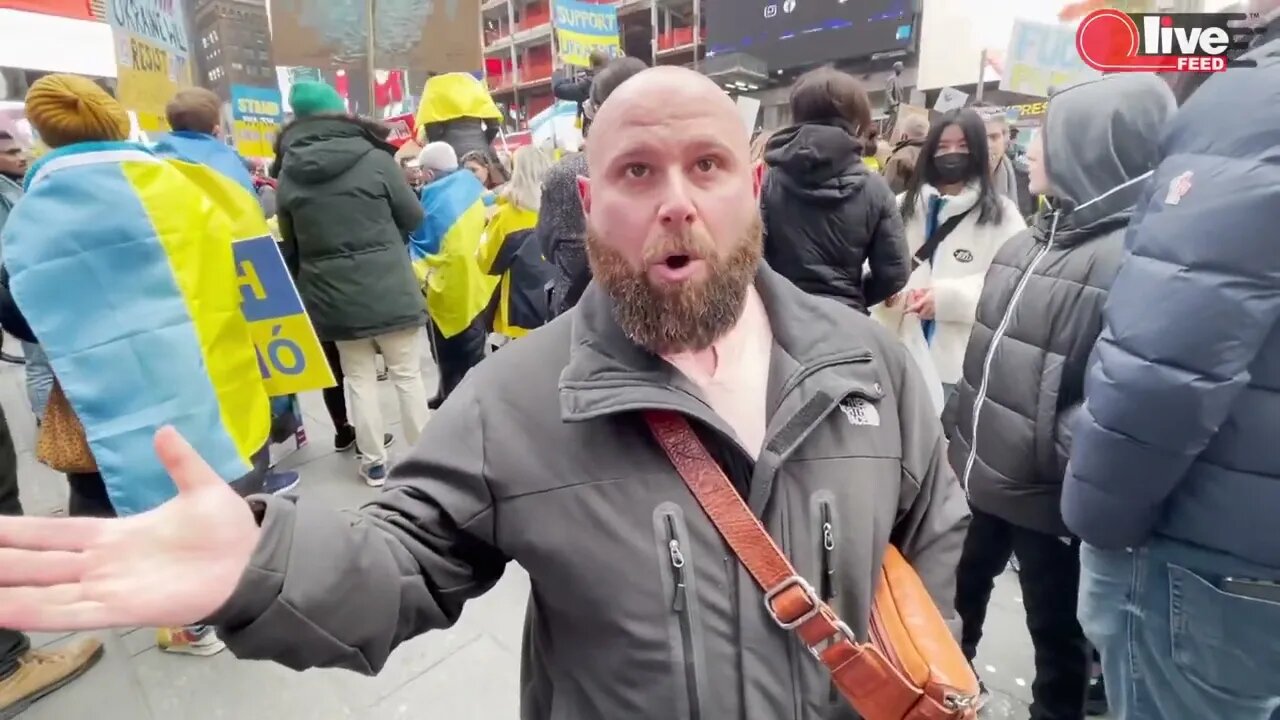 Here's what people are saying at the US rallies for Ukraine | LiveFEED®