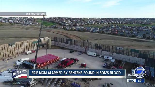 Erie mom concerned about benzene found in son's blood