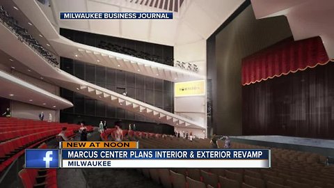 The Marcus Center plans exterior and interior renovations