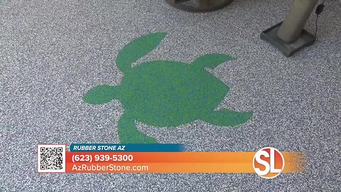 How to fix and replace ugly, cracked concrete with Rubber Stone AZ