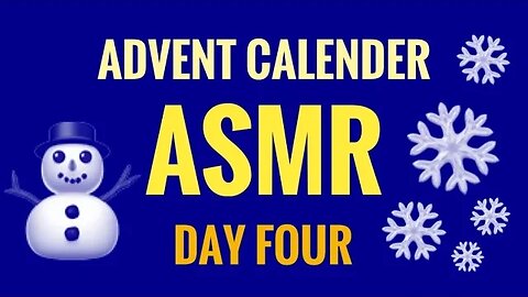 ASMR Gina Carla 👁 Day 4 - Advent Calender! Getting Free!