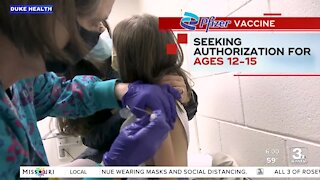 Vaccinations for 12 to 15-year-olds could be available in weeks