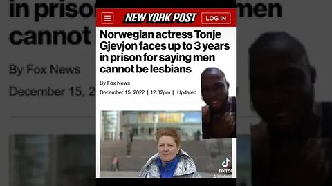 Face 3 years in prison for saying men can not be lesbians