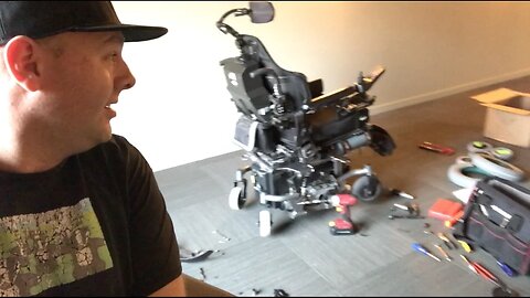 VLOG 183: ?fixing?my wheelchair?