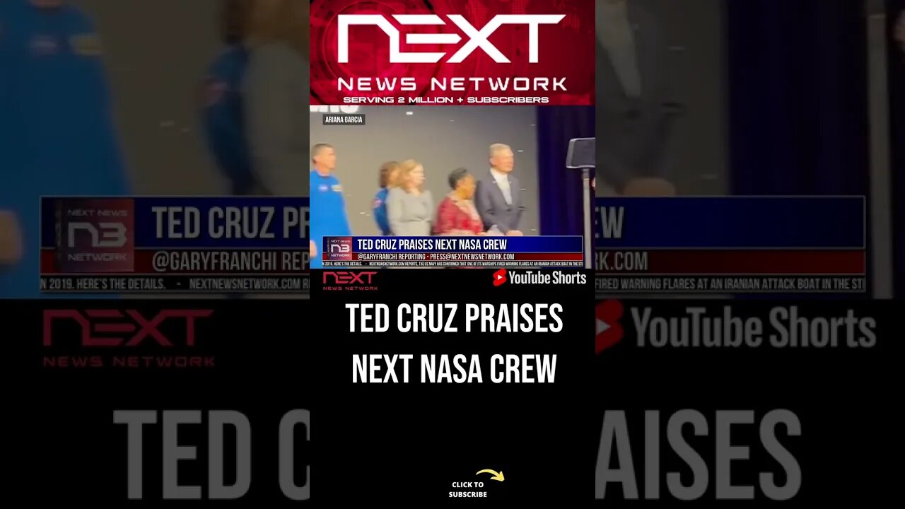 Ted Cruz Praises Next NASA Crew #shorts