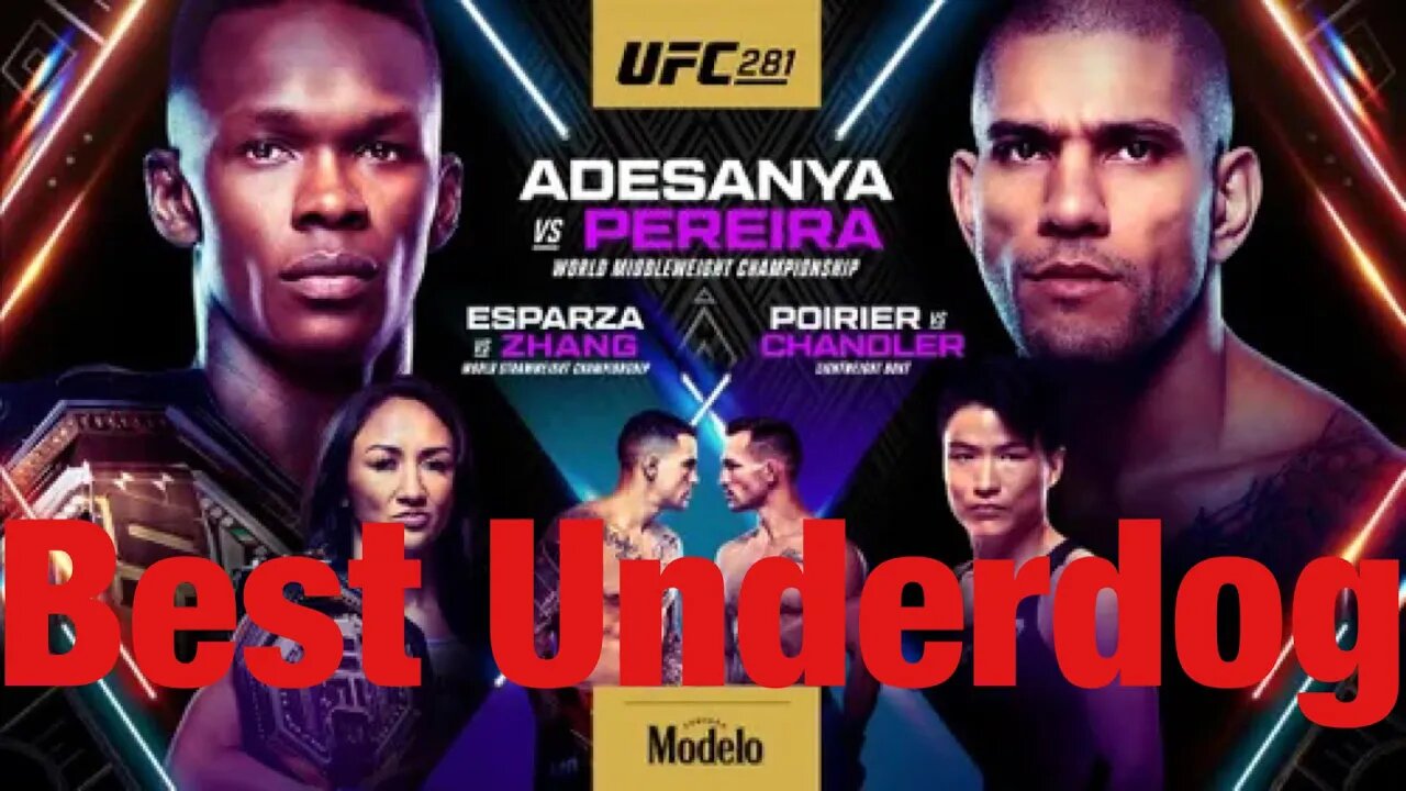 UFC 281 Adesanya Vs Pereira Underdog Of The Card (Best Betting Odds)