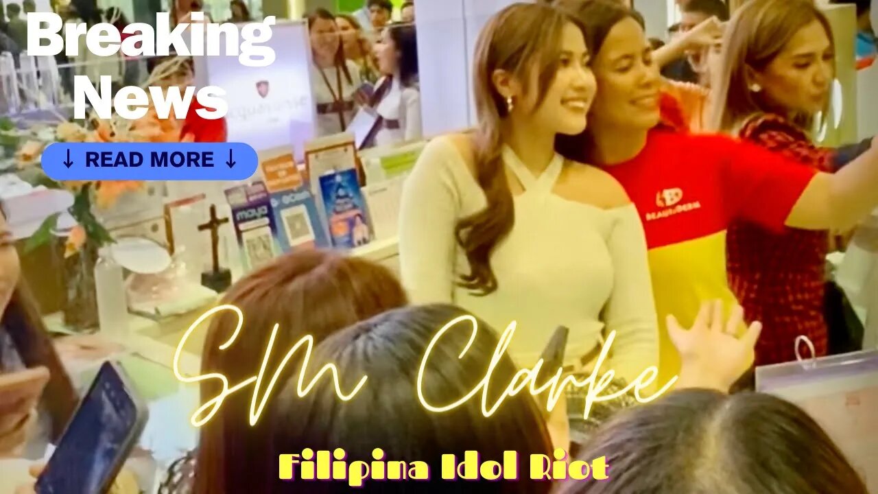 Filipina Celebrity Artist surprises SM Mall, Angeles City and Riots